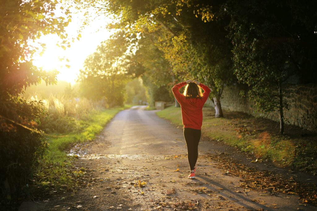 Exercising outdoors can help boost our mental health and wellbeing, as well as our physical health