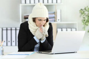 Working in cold weather gives specific health and safety issues