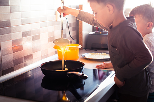 Families should have fun making pancakes together this Pancake Day