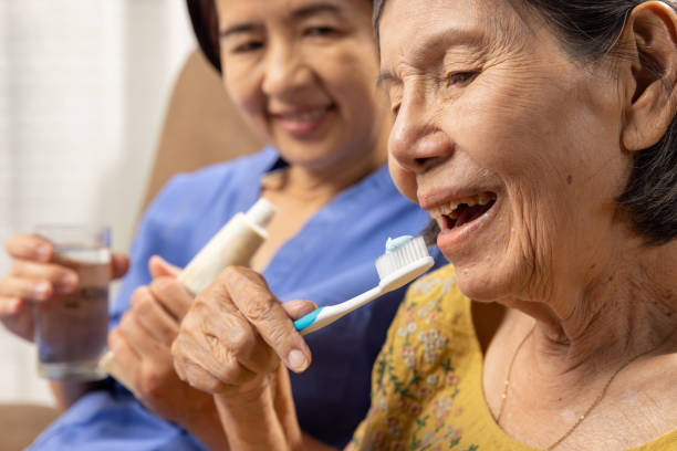 Every care home resident should have oral health care needs met, including support to properly clean teeth and dentures