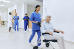 The HSE is carrying out assurance inspections in the NHS to see if recommendations regarding violence and aggression and MSDs have been taken forward
