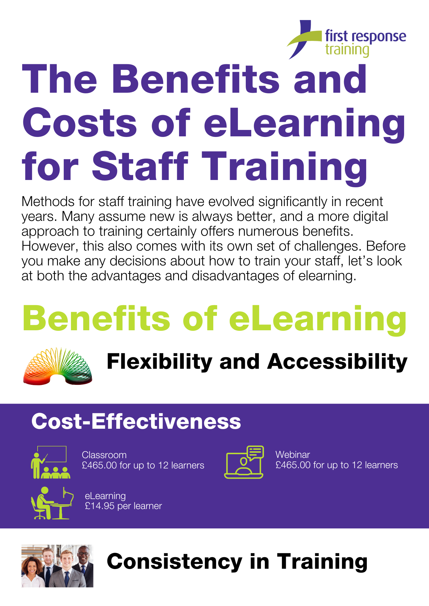 The Benefits and Costs of eLearning for Staff Training