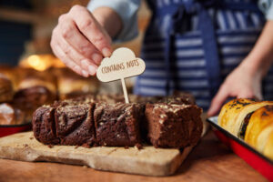 It's important to advise others of allergens in prepared foods you are serving or selling