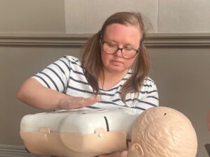 Training was adapted to be accessible and inclusive for adults with a learning disability and autistic people