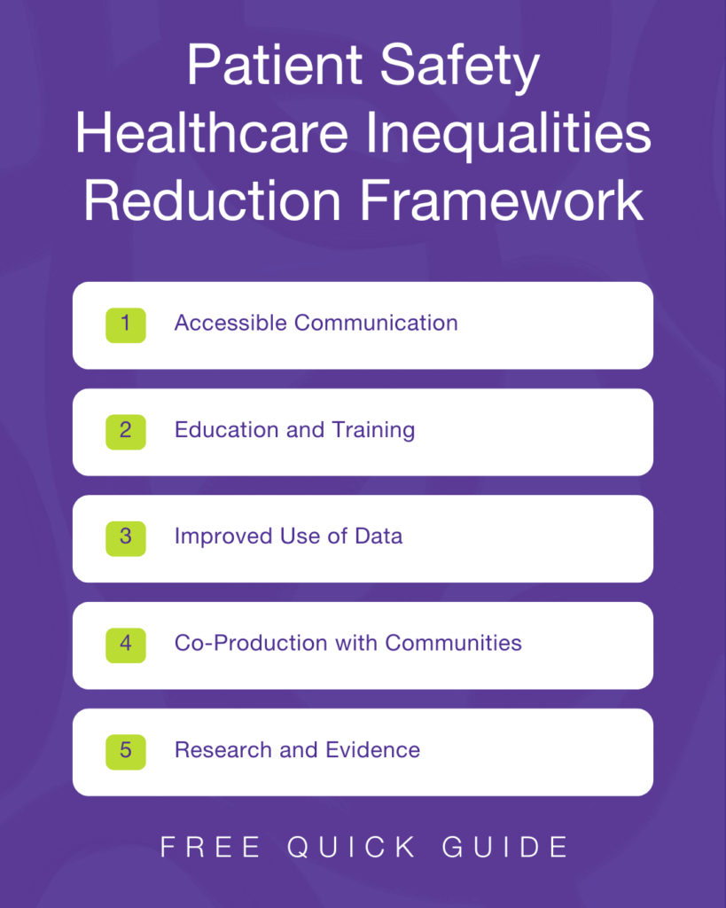 Free Guide: NHS Patient Safety & Inequalities Framework
