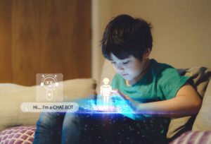 Using AI chatbots can risk child safety as they can produce harmful content