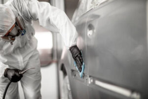 Skilled workers who spray paint cars are at risk of harmful exposures that can lead them to develop occupational asthma